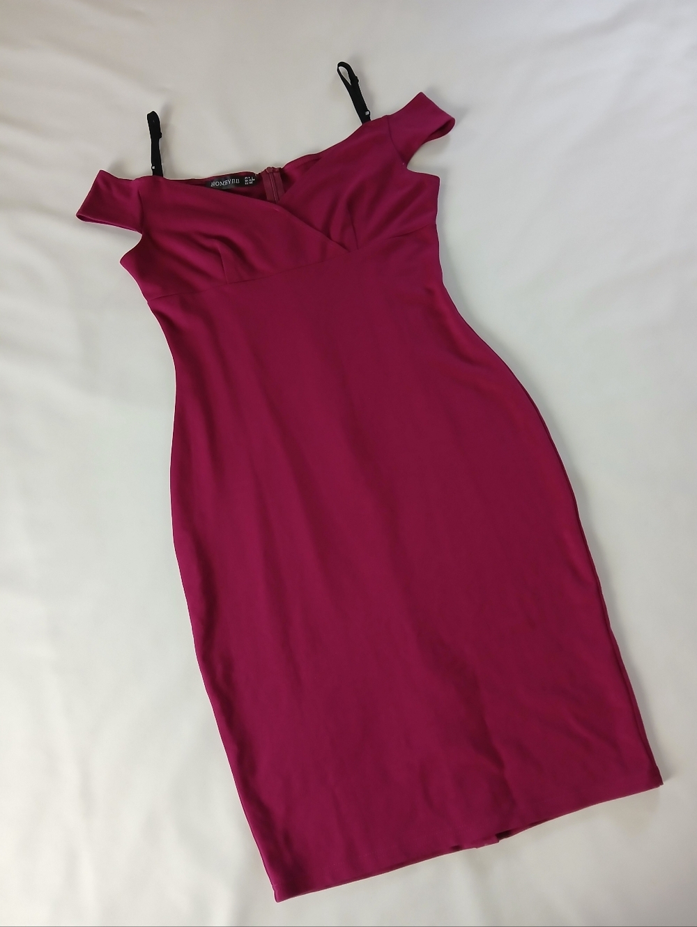 Homeyee Off The Shoulder Bodycon Dress